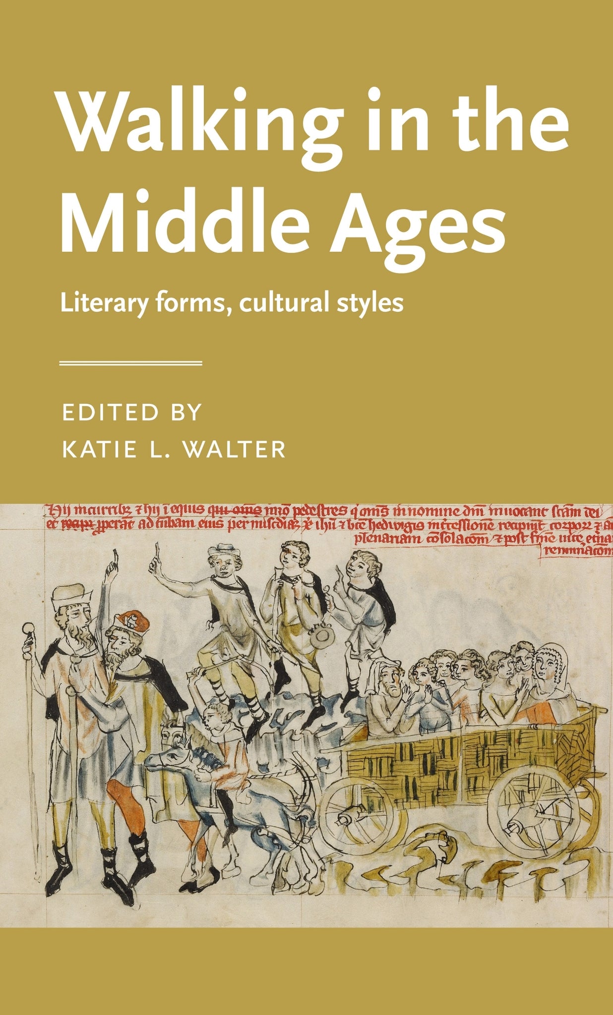 Cover image for Walking in the Middle Ages ISBN 9781807071271